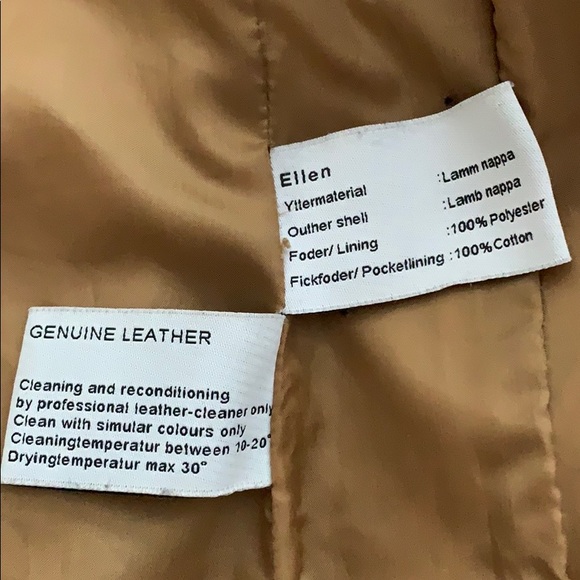 Lamb Napa Jacket, size44, Sweden - Picture 7 of 9